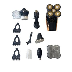 Rasoir électrique sans fil rotatif pour tête chauve, rasoir humide et sec avec tête lisse, étanche IPX7 et lavable pour le rasage du visage et du corps - Product Image 4