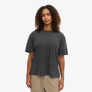 2025 nouveauté à manches courtes plaine femmes T-shirt 100% coton Streetwear OEM à manches courtes haut fournisseur t-shirts - Product Image 2