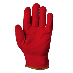 Guantes de trabajo de conductor de cuero de grano de vaca de calidad superior Tamaño XL Material de forro de algodón Protección de manos industrial Conducción de seguridad - Product Image 4