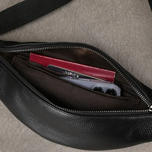 Portefeuilles d'extérieur vintage multifonctionnels avec logo personnalisé à la mode sacs à main sac à bandoulière sac de messager pour hommes d'affaires - Product Image 2