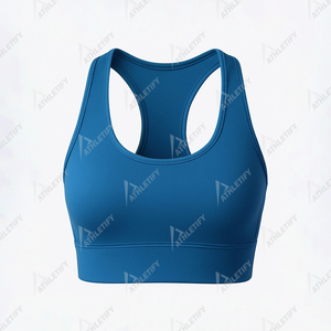 Soutien-gorge de sport à dos nageur pour femme à fort impact, pour la salle de sport, la course à pied, le yoga, confortable, offrant un soutien, respirant, couvrant entièrement, évacuant l'humidité - Product Image 5
