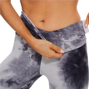 Ensemble de yoga écologique pour femmes, taille haute élastique, respirant, séchage rapide, couleur unie, vêtements décontractés pour l'entraînement, la gym et le fitness - Product Image 5