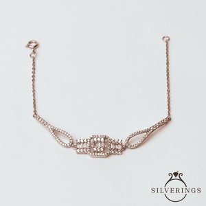 NOVAMART Fine SILVERINGS 925 STERLING <b>SILVER</b> the One Rose Gold <b>Bracelet</b> Fine <b>Bangles</b> Wholesale Export - Product Image 5