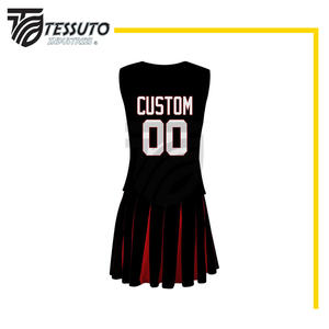 El mejor precio Uniforme de animadora sin mangas Venta caliente Sublimación Uniformes profesionales Diseño de buena calidad Uniforme de animadora - Product Image 3