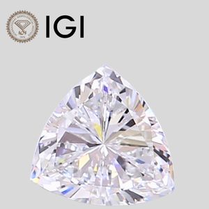 Diamante de Laboratorio Trillion de 2 Quilates, Corte Trillion, Claridad VVS2, Certificado IGI - Product Image 1