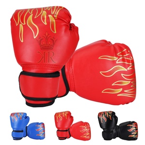 Guantes de boxeo de entrenamiento deportivo personalizados del mejor fabricante Quty cuero y PVC tamaños ajustables 12oz y 16oz gran oferta - Product Image 1