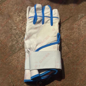 ถุงมือเบสบอลหนังวัวแท้กันลื่นสายรัดข้อมือยืดหยุ่นได้ดีไซน์แบบ OEM - Product Image 3