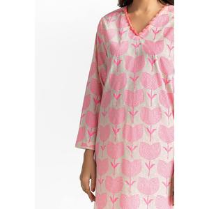 Conjunto de Vestidos Casuales IUSTTS-303: Camisa Estampada Jacquard y Pantalón Estampado con Laca - Product Image 1