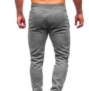 Pantalones de chándal sueltos de pierna recta lavados con ácido negros vintage con estampado de algodón de alta calidad personalizados para hombre servicio OEM - Product Image 5