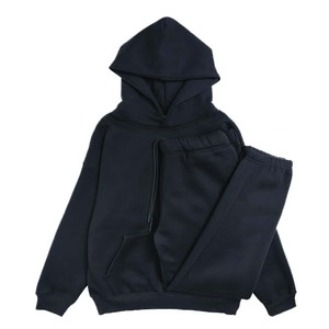 Sudadera con capucha y cremallera para hombre, pantalones de chándal para gimnasio, conjunto de 2 uds., chándal deportivo informal diario para Otoño e Invierno - Product Image 4