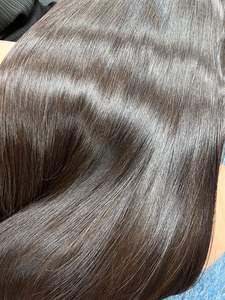 Extensions de cheveux vierges vietnamiens de qualité 12A, tissage à la machine, double trame, cheveux humains Remy, lisses et soyeux - Product Image 4