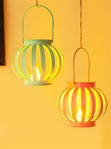 Handcrafted <b>Moroccan</b> Iron Hanging Lantern Unique Christmas <b>Decor</b> with Arabian Style for Luxury Bohemian Interiors - Product Image 4