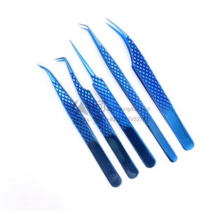 Pince à épiler pour extensions de cils OEM Diamond Grip Outil d'alimentation en cils en acier japonais pour la beauté - Product Image 5