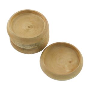 ที่รองแก้วไม้ธรรมชาติหรูหราแผ่นรองแก้วทนความร้อนและรอยขีดข่วนสำหรับใช้ในสำนักงานและห้องนั่งเล่น - Product Image 3