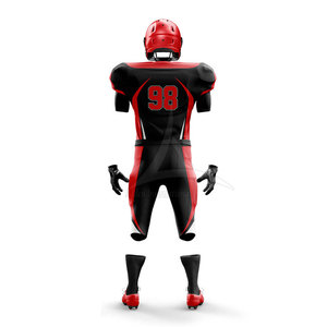 ชุดอเมริกันฟุตบอลคุณภาพสูงขายส่ง ระบายอากาศได้ดี ไซส์ใหญ่ แขนสั้น ปรับแต่งขนาดได้สำหรับกีฬา - Product Image 3