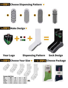 Calcetines Deportivos Personalizados para Fútbol, Calcetines de Poliéster Antideslizantes, Últimos Modelos, OEM 2026, Nuevas Ofertas con Marcas/Revendedores en Línea - Product Image 3