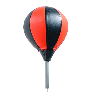 Kit de sac de frappe sur pied réglable en vitesse pour MMA et boxe avec housse en cuir PU - Product Image 4