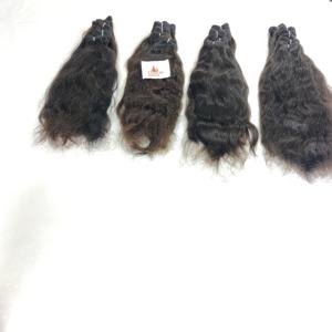 Vente en gros 100% Extensions de cheveux vierges indiens Remy non transformés Paquet de vagues profondes chimiquement alignées sur les cuticules - Product Image 3