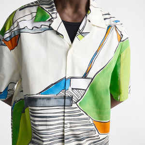 Pantheraint, camisa de playa hawaiana personalizada para hombre, estilo Formal informal con estampado abstracto, tela de punto de manga corta, 100% algodón - Product Image 6