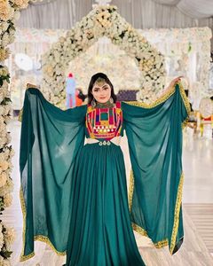 Ropa tradicional hecha a mano vestido afgano de alta calidad mejor Material afgano Vintage vestidos de mujer 0681 - Product Image 5