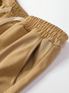 OEM Fashion Trackpants Blank Sweatpants Custom Jogging Pants Printing Plain Fleece Grey Sweat Jogger Men - Product Image 5