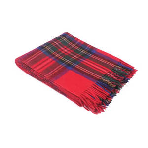 Manta a rayas Royal Stewart suave de gran venta de fabricante indio, nuevo diseño tejido para la temporada de otoño mexicana para dormitorio - Product Image 3