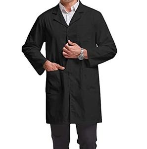 2025 manteaux de laboratoire en gros uniformes de travail tricotés manteaux de médecin clinique avec poches manteaux de laboratoire pour femmes respirant - Product Image 2