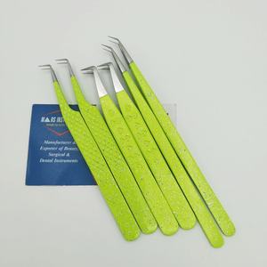 Pinzas de pestañas postizas individuales Bota de aislamiento Herramienta de Extensión Profesional para Sweet Spot sostenible - Product Image 1