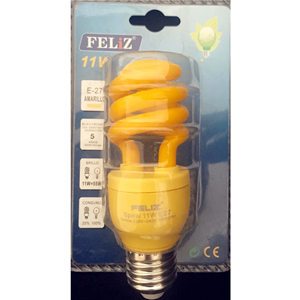 Bombilla LED Espiral de Halloween, Bajo Consumo, 2700K, Blanco Cálido Suave, Cristal, Base E27, 11W, Decoración Residencial e Iluminación para Fiestas - Product Image 2