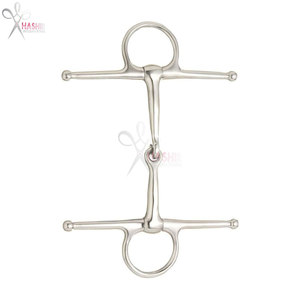 Bocado Kelly Silver Star Full Cheek Snaffle de Acero Inoxidable con Incrustaciones de Cobre en el Boquilla, Ayuda de Entrenamiento Suave para Caballos, Duradero HASHIR - Product Image 2