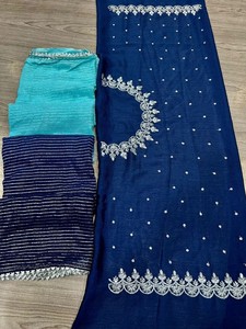 Collection de saris indiens ethniques en georgette de luxe avec des motifs élégants parfaits pour les fonctions de mariage Festival Sarees - Product Image 5
