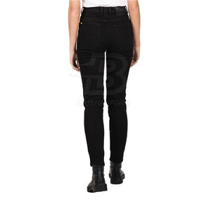 Pantalones vaqueros de estilo recto para mujer de diseño personalizado OEM, característica transpirable, precio razonable, logotipo personalizado, cintura, última ropa de calle - Product Image 2