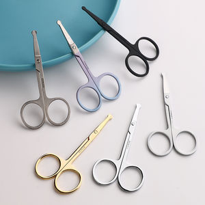 Juego de Tijeras para Cutículas Ergonómicas de Acero Inoxidable, Ligeras, Color Dorado y Negro, Duraderas, Curvas, en Cajas Personalizadas, Profesionales - Product Image 6