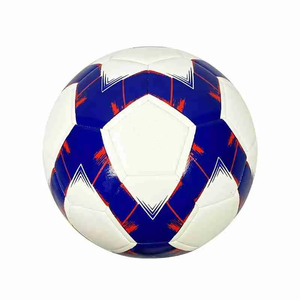 Ballon de football en PU de taille standard, qualité supérieure, vente en gros d'usine, entraînement sportif, couture à la machine officielle - Product Image 1