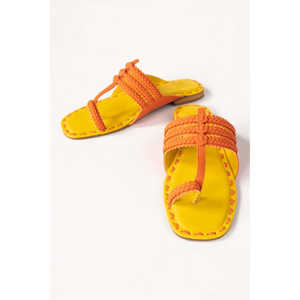 Ropa India y Pakistaní Kolhapuri Amarilla IWE-KLP24-018 - Product Image 1