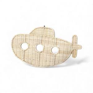 Handmade Rattan <b>Wall</b> Decor Natural Woven <b>Art</b> for Baby Nursery <b>Kids</b> Room and Home Decoration - Product Image 2