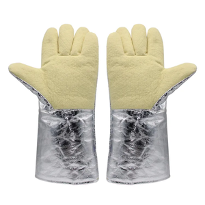 High Quality Polyester Welding Gloves Durable <b>Heat</b> Flame Resistant Breathable Touchscreen Daily Sports Use Strong Protection - Product Image 5