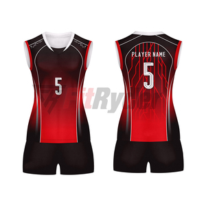 2024 Conception de logo personnalisé Uniformes de volley-ball pour femmes de haute qualité Dernier style avec impression par sublimation - Product Image 6