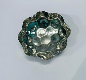 ชามสลัดผลไม้โลหะแบบโบราณของตกแต่งสีทองแบบโบราณทำจากทองเหลืองแบบวางกลางโต๊ะในอัตราที่เหมาะสม - Product Image 4