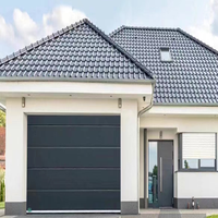 Porte de garage en acier Hormann Luxury Flush Panel, automatique, résistante aux intempéries, avec télécommande et porte piétonne intégrée