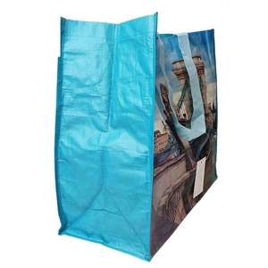 Bolsa de Compras Reutilizable y Ecológica de Material PP, Estilo Vietnamita, con Asa Tejida de PP, Personalizable, Disponible OEM/ODM - Product Image 3