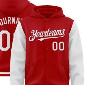 Logo d'usine personnalisé boutonné surdimensionné Sport hommes vêtements de sport à capuche coton et polaire impression de logo personnalisé et nom d'équipe - Product Image 6