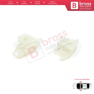 Clips de réparation de lève-vitre BWR60+BWR61 A+B avant gauche ou droit pour Megane MK2 206 206+ XSara Picasso N68 4/5 portes - Product Image 4