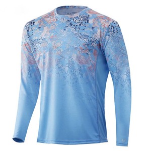 Accept Customization Logo Waterproof 100% Polyester Fishing Hoodie Long Sleeve Men's Lightweight with Hoodie - Product Image 2