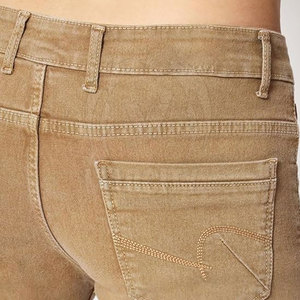 Pantalones vaqueros de algodón 100% ajustados hechos a medida para hombre, Pantalones rectos transpirables con patrón sólido por sublimación para la temporada de otoño, novedad - Product Image 6