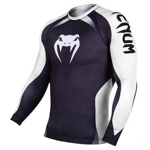 MMA BJJ Rash Guards Compresión Ajuste Anti UV Equipo de entrenamiento Jiu Jitsu Kimono de Jiu Jitsu Traje sublimado personalizado - Product Image 3