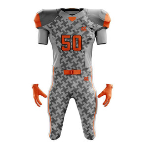 Precio al por mayor uniforme de fútbol americano ropa deportiva servicio OEM mejor Material personalizado uniforme de fútbol americano de alta resistencia - Product Image 2