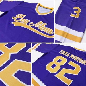 เสื้อเจอร์ซีย์ฮ็อกกี้น้ำแข็งแบบสั่งทำสำหรับโรงงานขายส่ง - Product Image 5