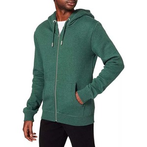 Alta Calidad Algodón manga larga liso de gran tamaño por encargo hombres ropa de invierno cremallera precio barato Color sólido Hombre Sudaderas con capucha básicos - Product Image 6