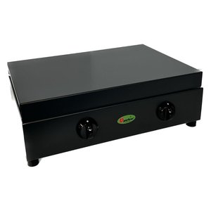 Fornello 2 zone cottura GPL FO200GSPG Grafite (45x36x15cm) - Product Image 2